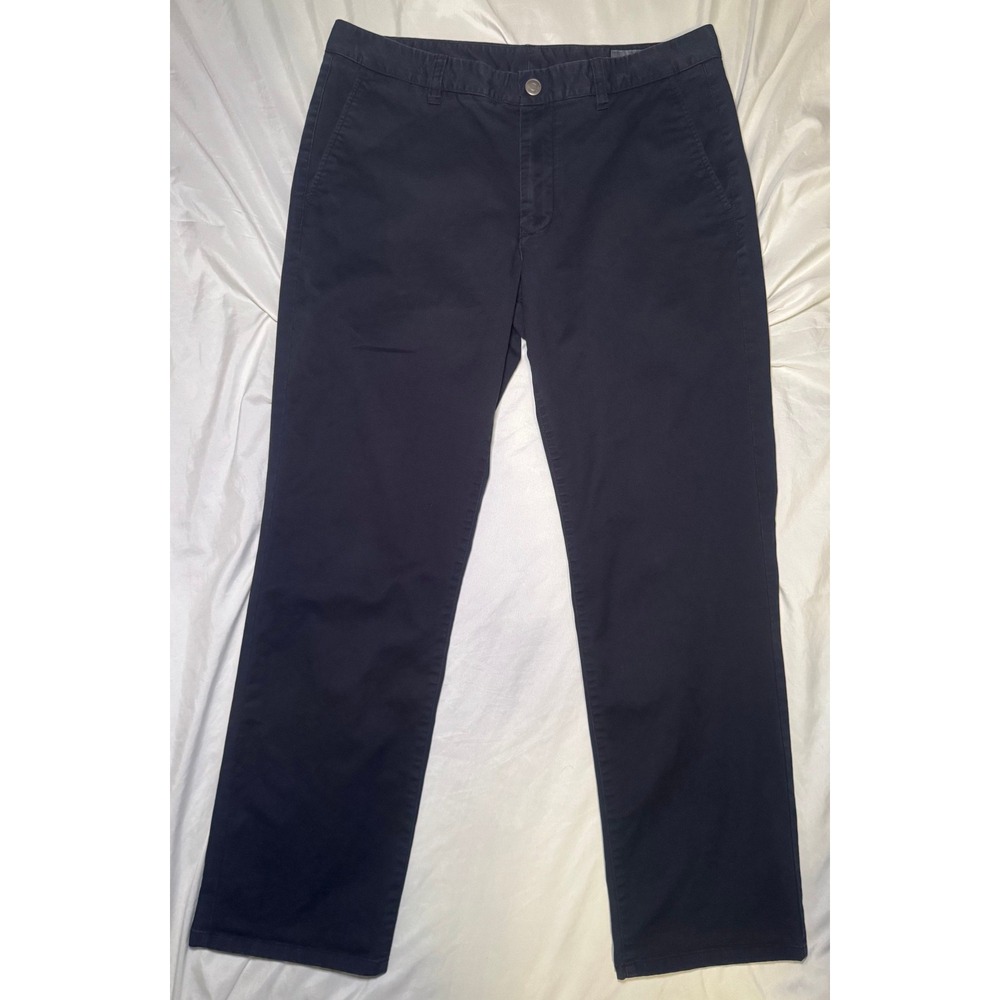 Bonobos Straight Fit Chino Pants Mens 34x30 Black Classic Casual‎ Streetwear